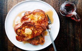 Buttered-Pecan French Toast with Bourbon Maple Syrup