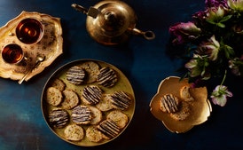 Flourless Almond Cookies with Cardamom, Orange Zest, and Pistachios