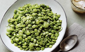 Butter Beans with Butter, Mint, and Lime