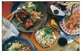 Cheesy Creamed Corn with Cilantro