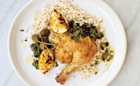 Chicken and Couscous with a Punchy Relish
