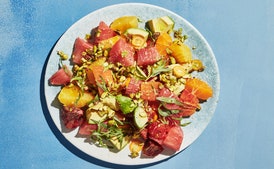 Citrus and Avocado Salad with Orange Water