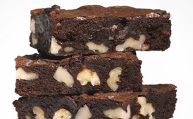 Cocoa Brownies with Browned Butter and Walnuts