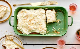 Coconut–Key Lime Sheet Cake