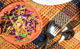 Coconut-Vegetable Slaw