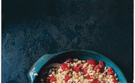 Corn-and-Tomato Scramble