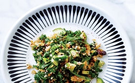 Crispy Brown Rice "Kabbouleh"