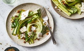 Cucumber and Melon Salad with Chile and Honey