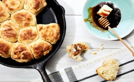 Fluffy Cathead Biscuits with Honey Butter