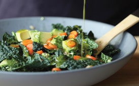 Gialina's Kale & Farro Salad with Avocado