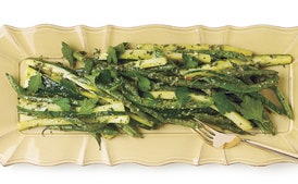 Green Beans and Zucchini with Sauce Verte