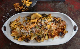 Grilled Corn with Hot Paprika Oil and Manchego Cheese (Maíz Rustido)