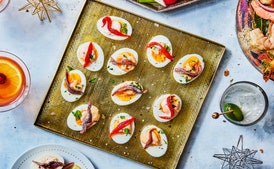 Jammy Eggs with Smoked Paprika Aioli