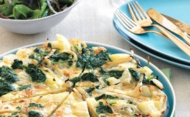 Kale, Potato, and Onion Frittata