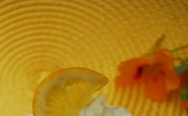 Lemon Pudding Filled Coconut Cupcakes with Shaved Coconut Topping