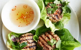 Lemongrass Pork Patties With Vietnamese Dipping Sauce