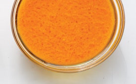 Yellow Pepper and Corn Salad with Turmeric Dressing