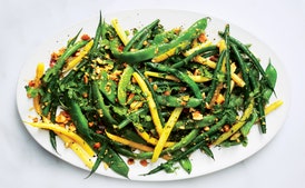 Mixed Beans with Peanuts, Ginger, and Lime