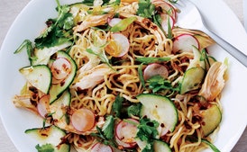 Noodle Salad With Chicken and Chile-Scallion Oil