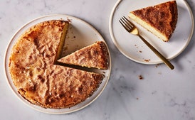 Apple and Olive Oil Cake with Maple Icing