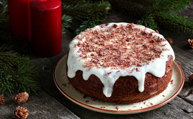 Persimmon Cake with Cream Cheese Icing