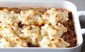 Picadillo Arepa Pie
