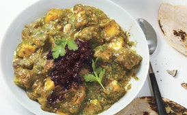 Pork Chile Verde with Red Chile Salsa