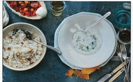 Rice with Fennel and Golden Raisins