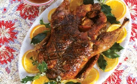 Roasted Ducklings in Orange Sauce