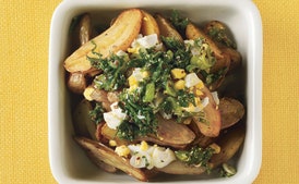 Roasted Fingerling Potato Salad