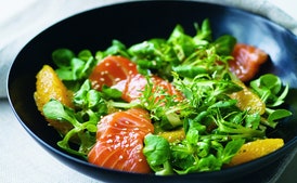 Sashimi Salad with Soy and Orange