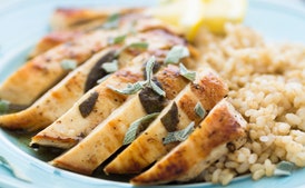 Sautéed Chicken Breasts With Country Ham and Sage Sauce