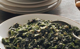 Sautéed Kale with Garlic, Shallots, and Capers
