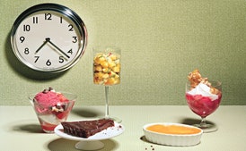 Sauteed-Strawberry Ice Cream Sundaes