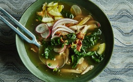 Slow-Cooked Chicken Stew with Kale