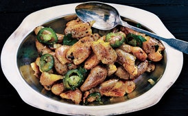 Smashed Fingerlings with JalapeƱos