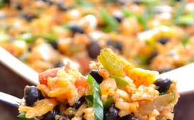 Southwest Veggie and Rice Casserole