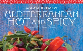 Spicy Tomato, Pepper, Cucumber, Mint, and Parsley Salad