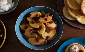 Stovetop Butterscotch Apples and Cranberries