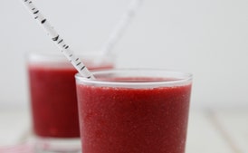 Strawberry Pomegranate Slushie