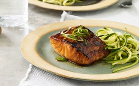 Sweet 'n' Spicy Sriracha-Glazed Salmon