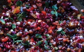 Tomato and Pomegranate Salad