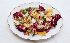 Winter Slaw With Red Pears and Pumpkin Seeds
