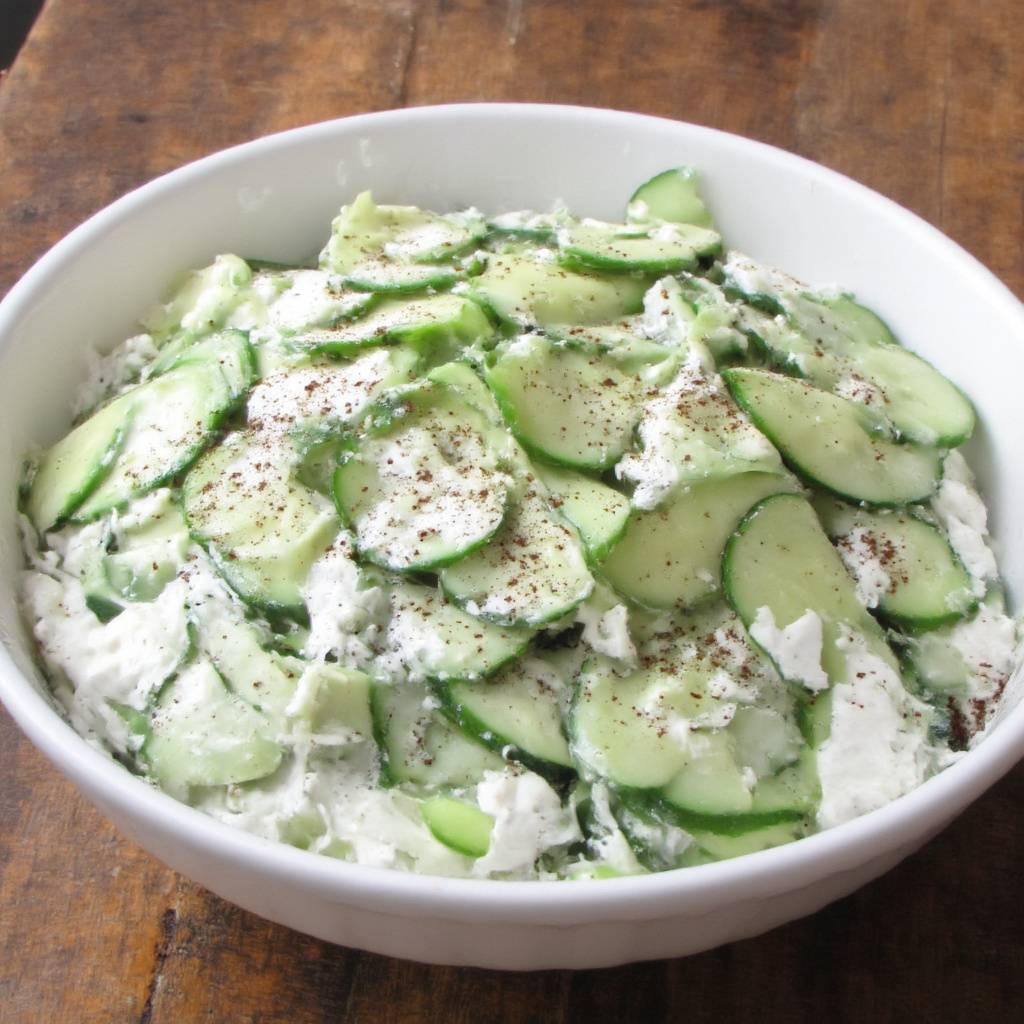 Creamy Cucumber Salad